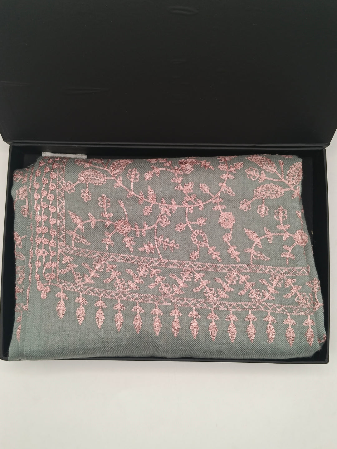 Embroidered Pashmina Shawl With Ari Work