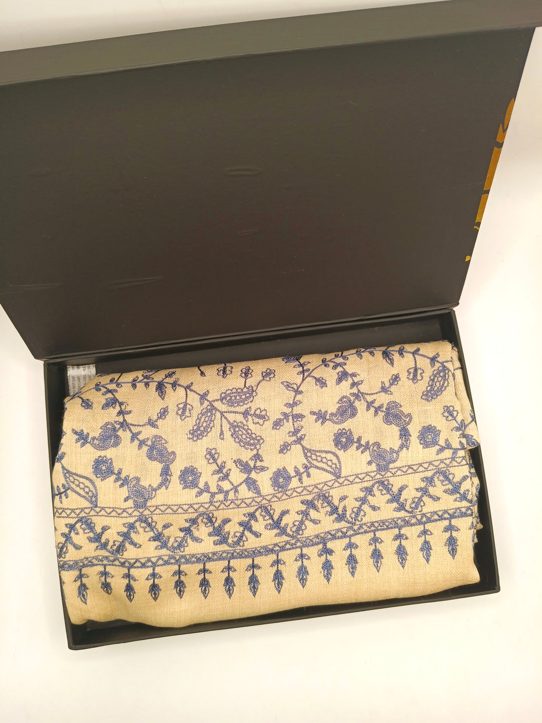 Embroidered Pashmina Shawl With Ari Work