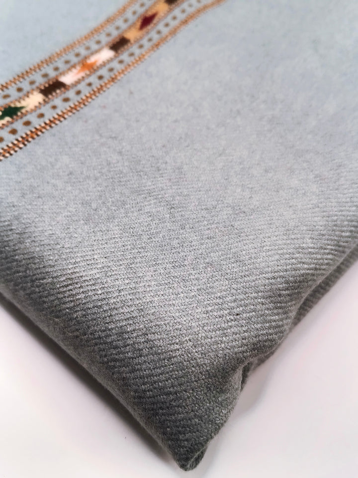 Premium Quality Light Blue Pure/High Grade 48 Fiber Shawl