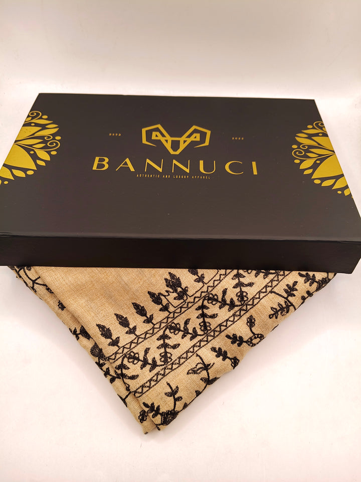 Embroidered Pashmina Shawl With Ari Work