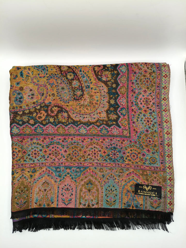 Premium Quality Extremely Soft Pashmina Cashmere Reversible Shawl