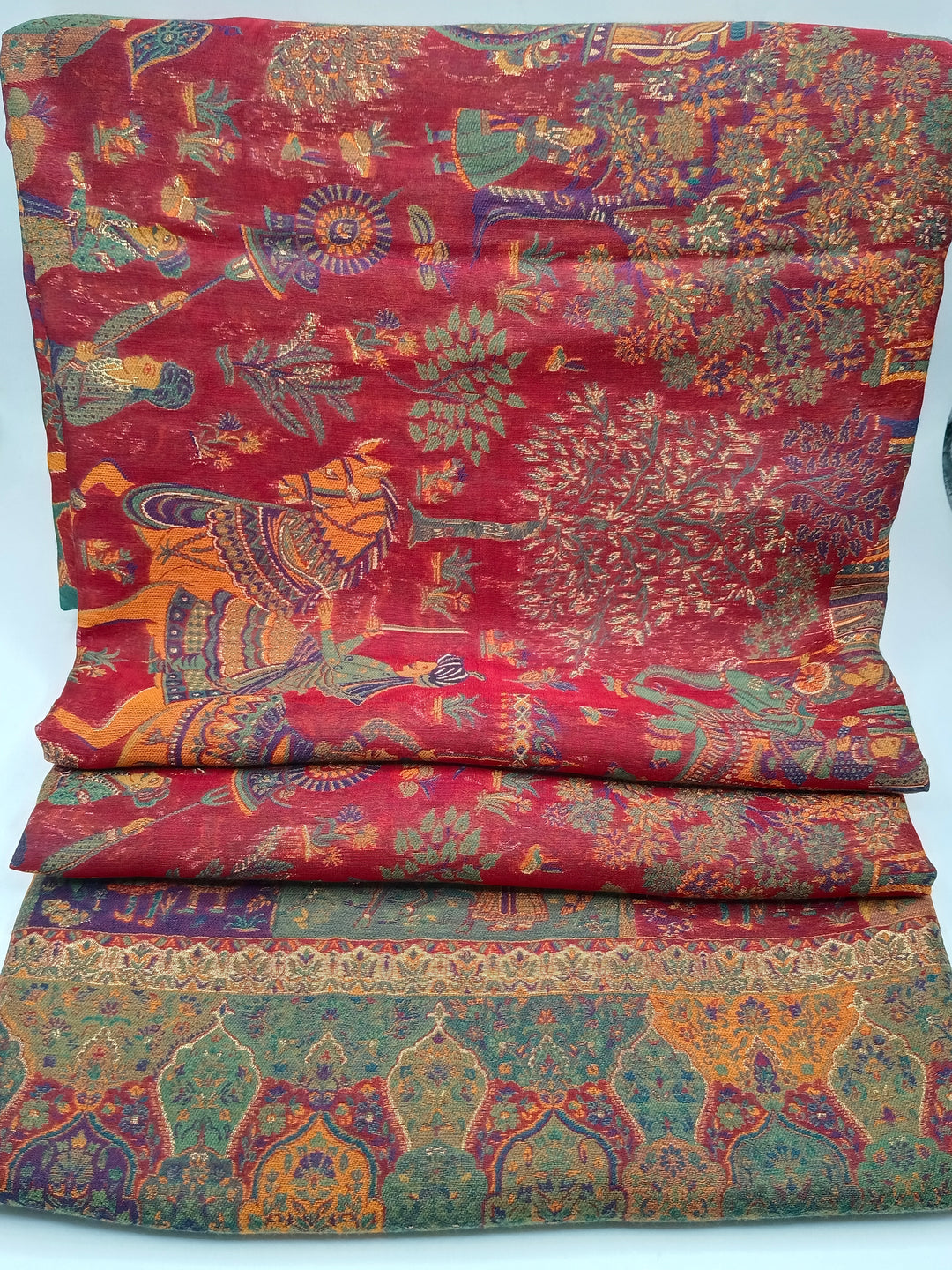Premium Quality Light Weight kani Silk Shawl