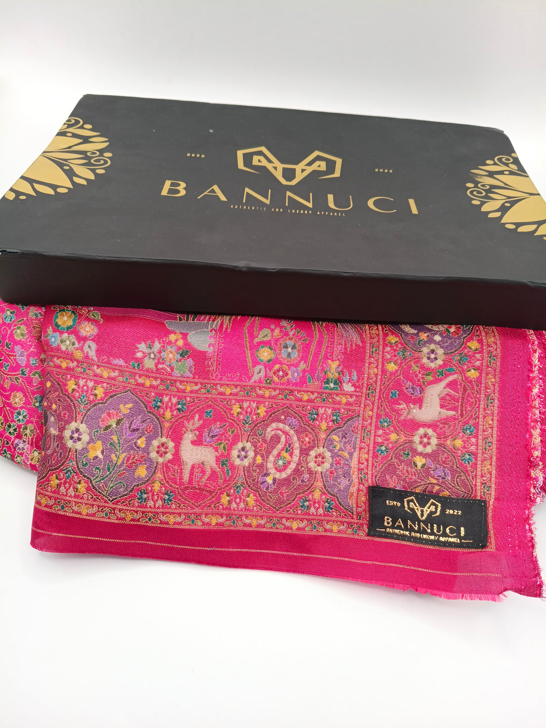 Premium Quality Maroon kani Silk Pashmina  Shawl