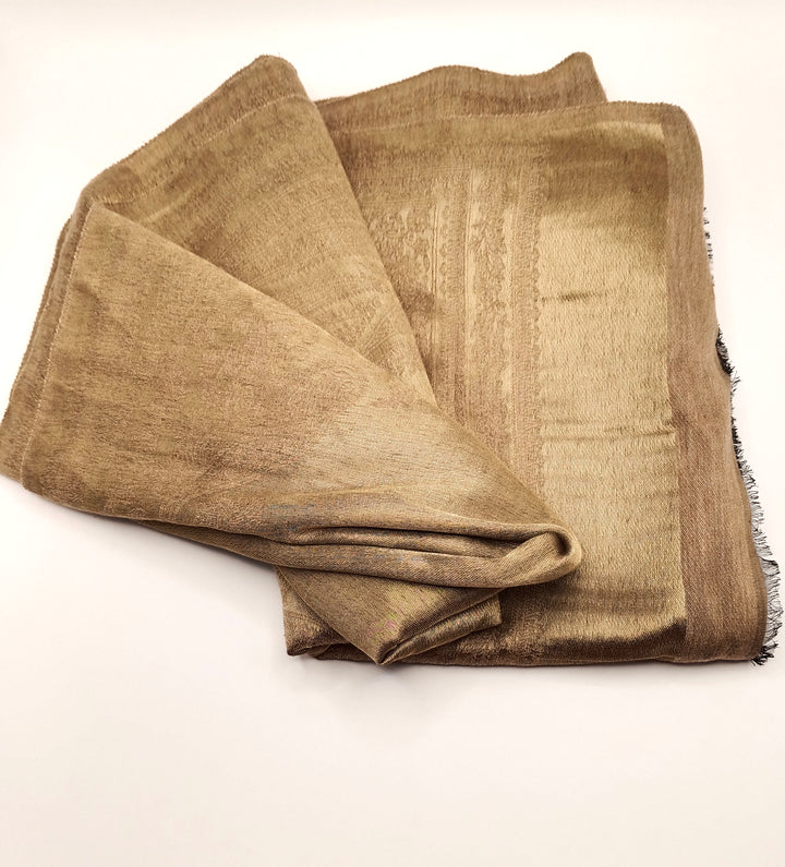 Premium Quality Reversible Moonlight Metallic Weave Shawl