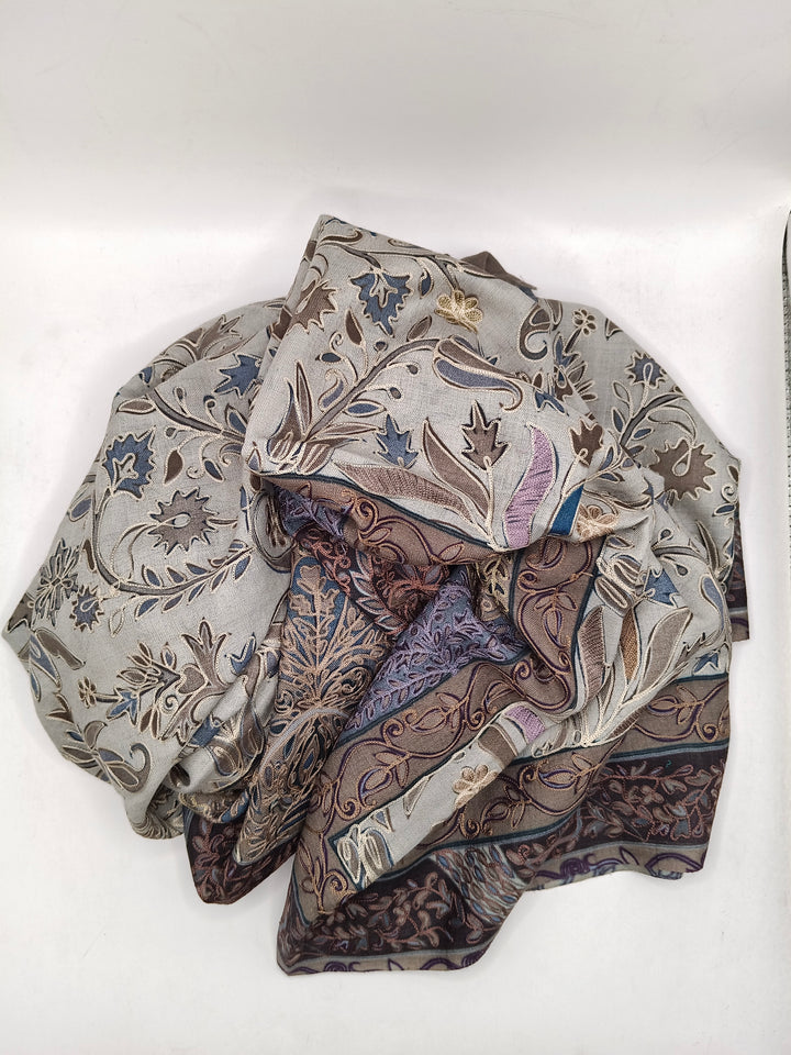 Premium Quality Kalmkar Shawl With Machine Ari Work