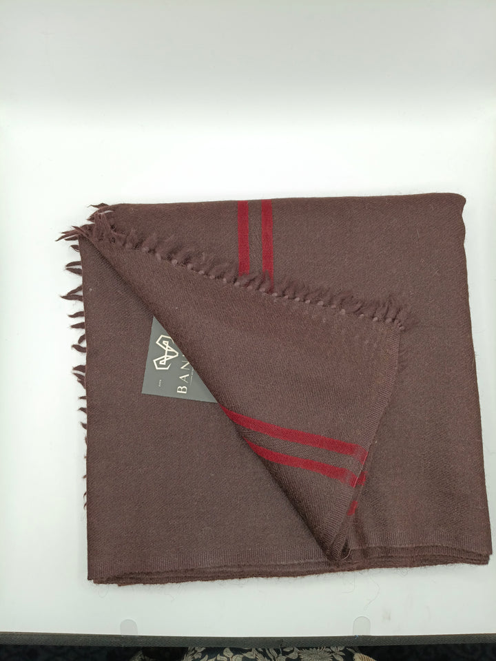 Premium Quality Stripped Coffee ColorPure/High Grade 48 Fiber Shawl
