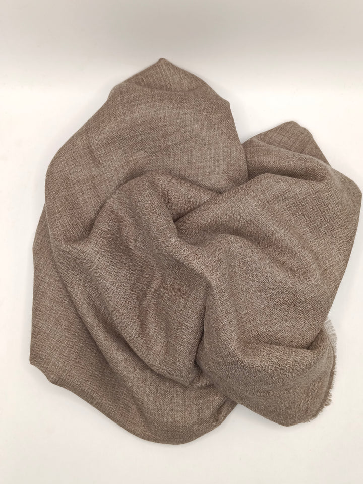 Premium Quality Extremely Soft Pure Toosh Dark Grey Shawl With Chashme Bulbul Design