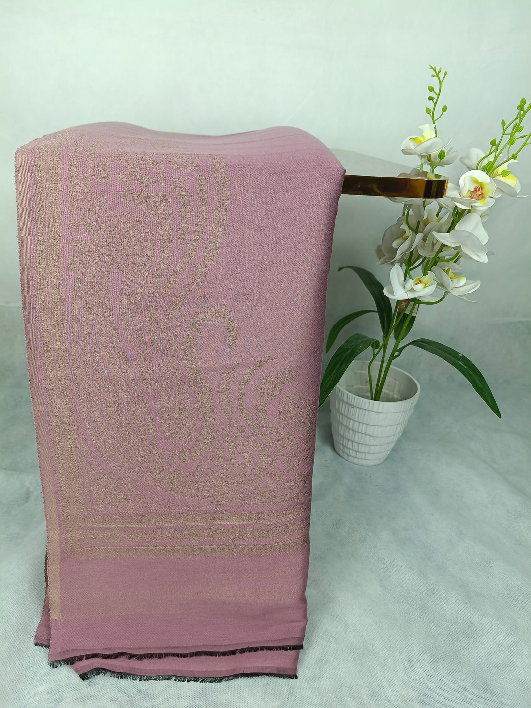 Premium Quality Reversible Moonlight Metallic Weave Shawl