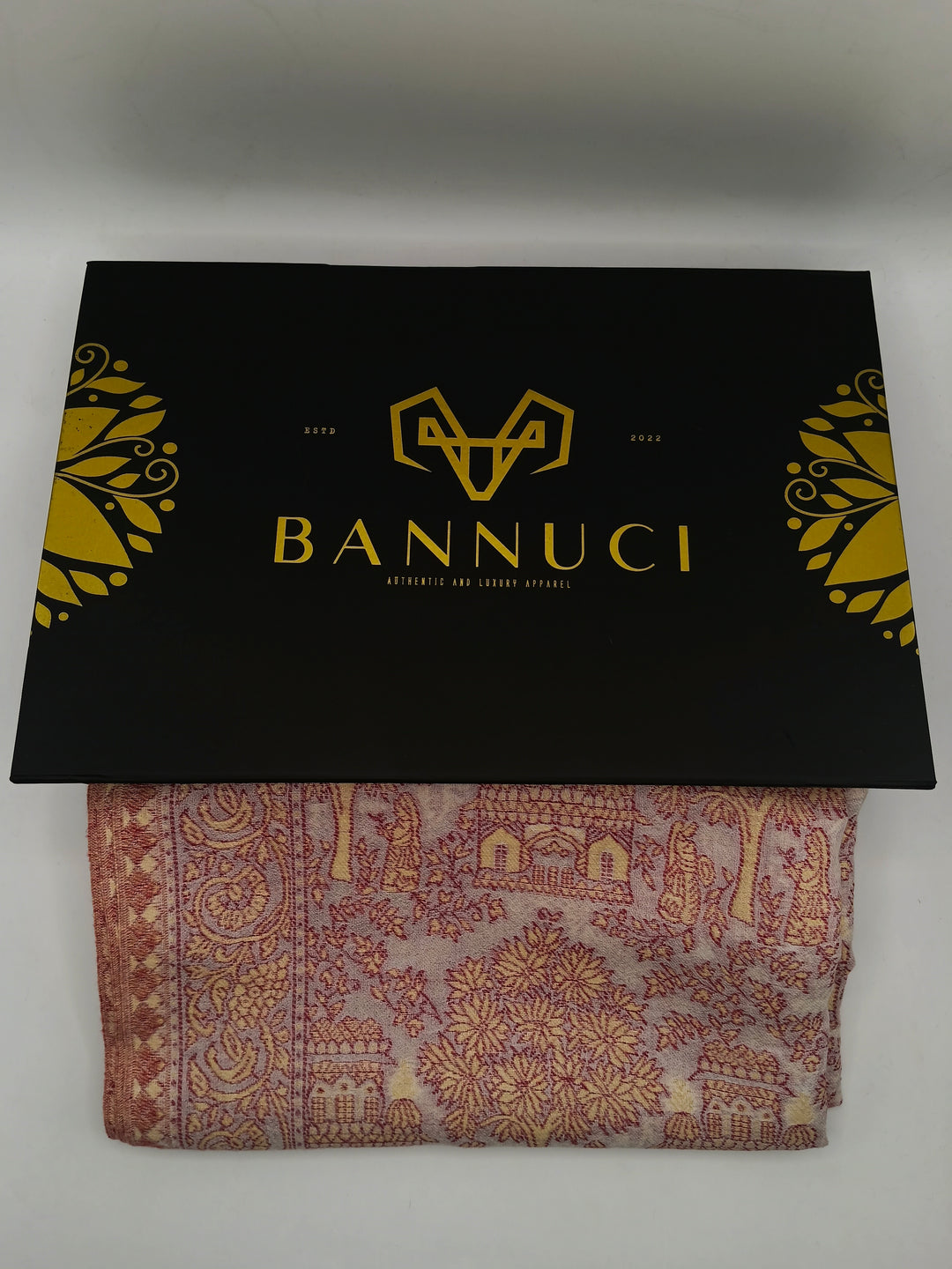 Toosh Kani Shawl With Khadi Pattern