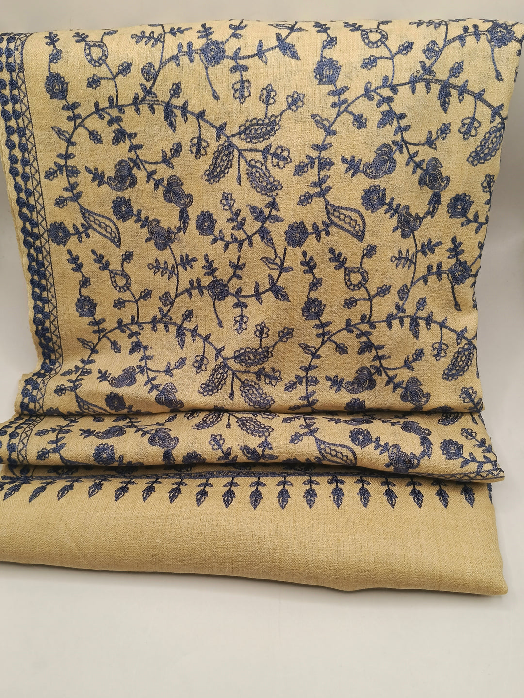 Embroidered Pashmina Shawl With Ari Work
