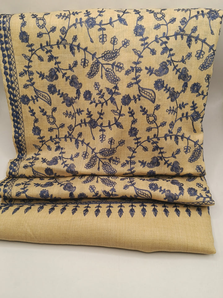 Embroidered Pashmina Shawl With Ari Work