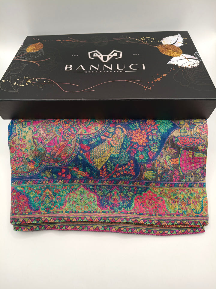 Premium Quality And Extremely Soft Moonlight  Multi Color  kani Pashmina Cashmere Shawl