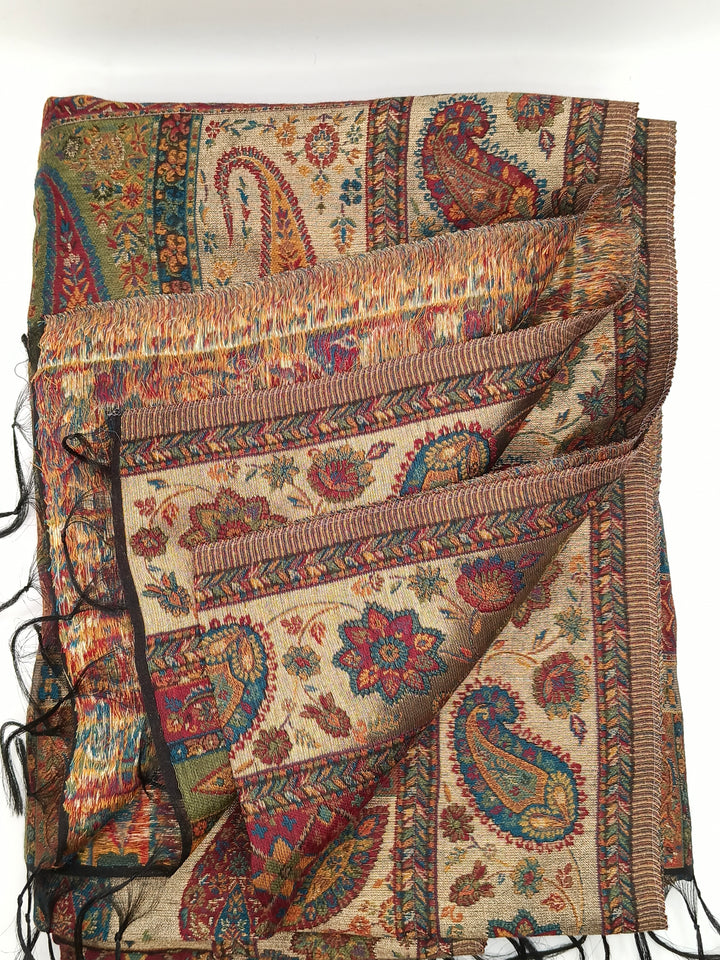Premium Quality Moonlight Mix Multi Color  kani Pashmina  Shawl