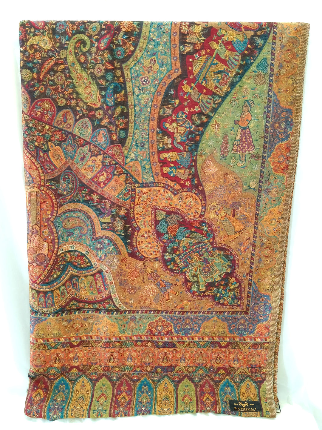 Premium Quality Extremely Soft kani Pashmina Cashmere Shawl
