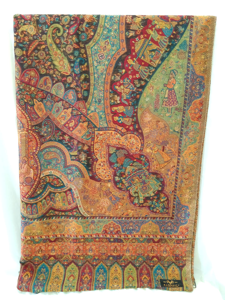 Premium Quality Extremely Soft kani Pashmina Cashmere Shawl
