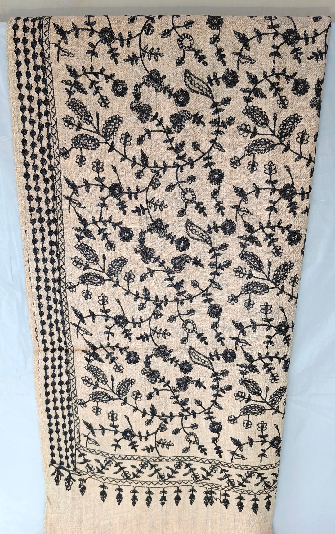 Embroidered Pashmina Shawl With Ari Work