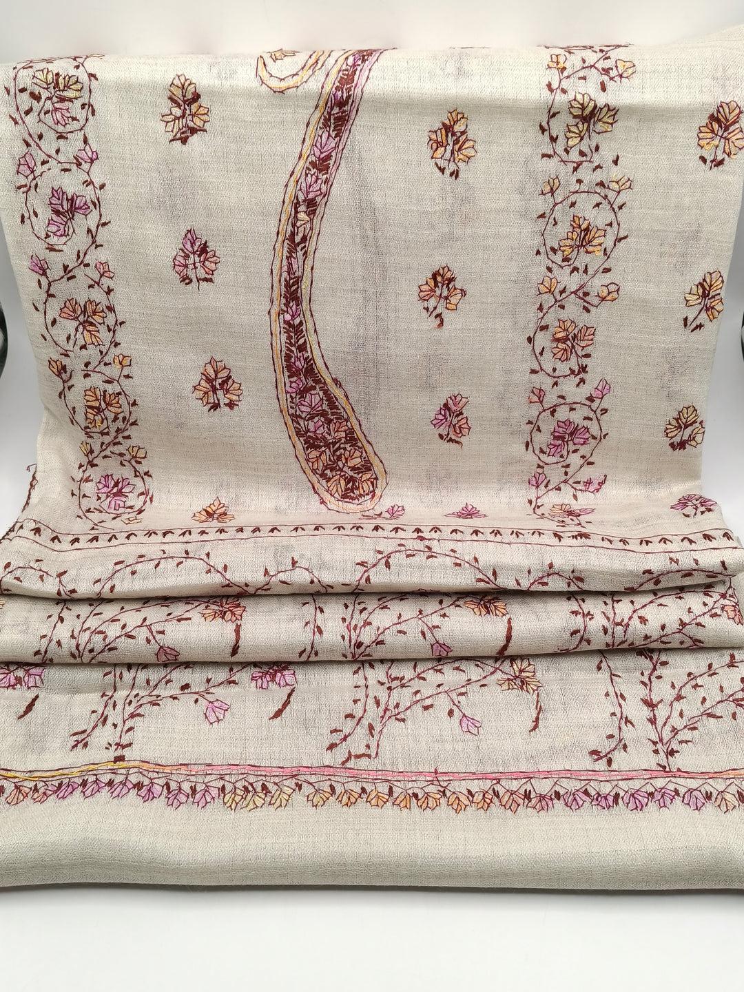 Premium And Extremely Soft Original Handmade Sui Needle Jaal Pure Toosh Shawl