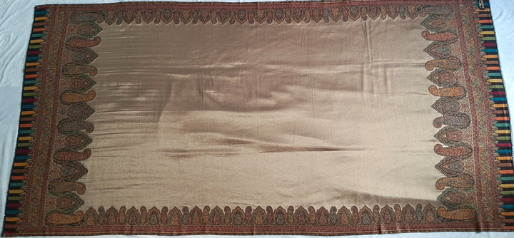Premium Quality Moonlight Mix Multi Color And Reversible kani Silk Pashmina  Shawl