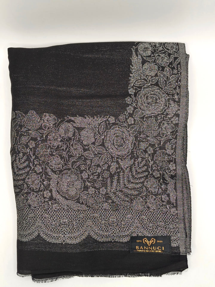 Premium Quality Reversible Moonlight Metallic Weave Shawl