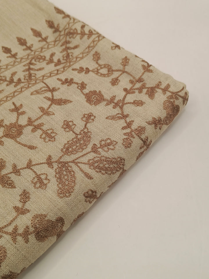 Embroidered Pashmina Shawl With Ari Work