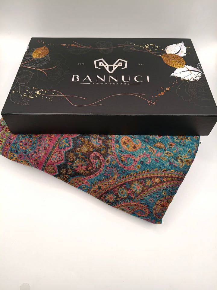 Premium Quality Extremely Soft Pashmina Cashmere Reversible Shawl
