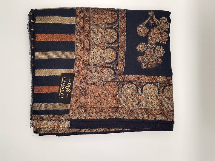 Premium Quality Black  kani Pashmina  Shawl