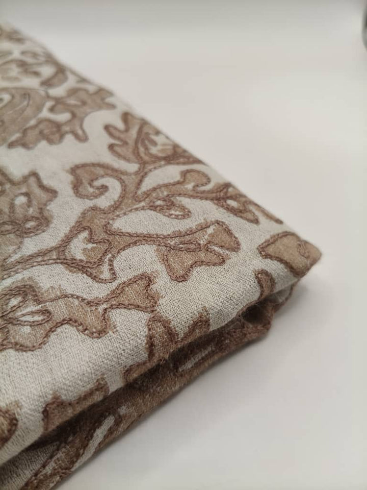 Premium Quality Embroidered Pashmina Cashmere Shawl