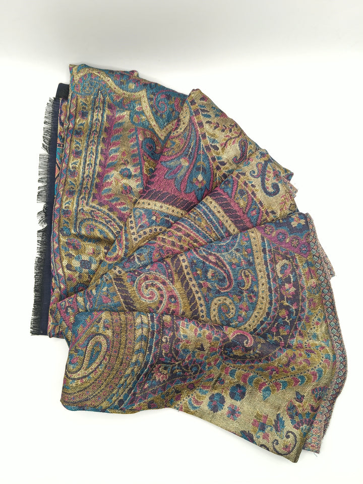 Premium Quality Extremely Soft Pashmina Cashmere Reversible Shawl