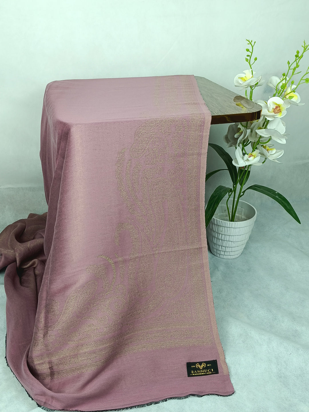 Premium Quality Reversible Moonlight Metallic Weave Shawl