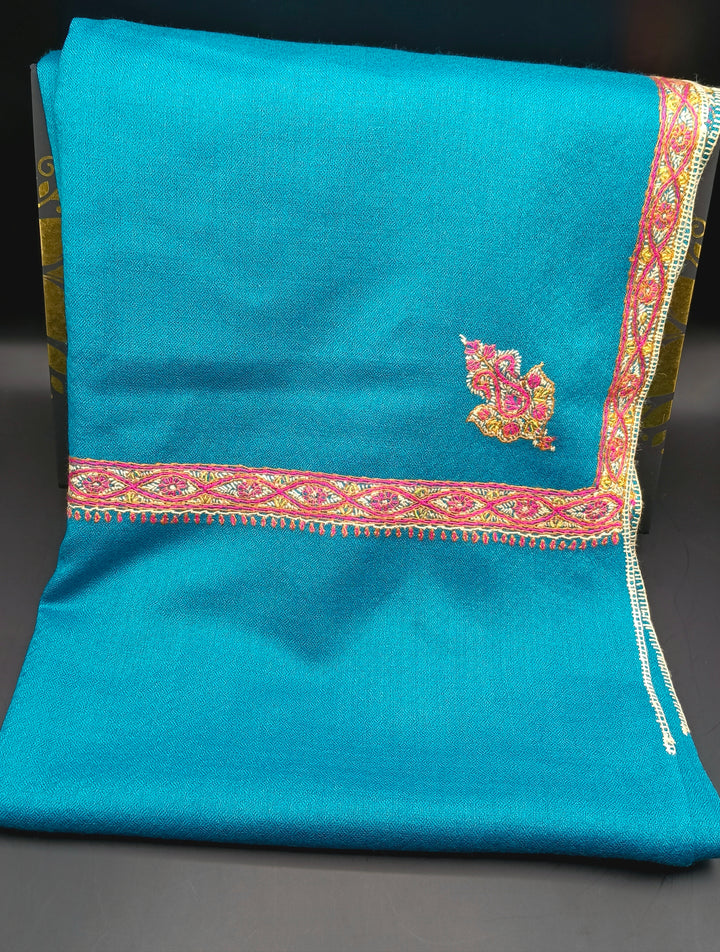 Hand Embroidered Original Toosh Shawl With Border