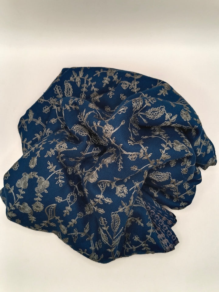 Premium Quality Embroidered Pashmina Cashmere Shawl With Ari Work