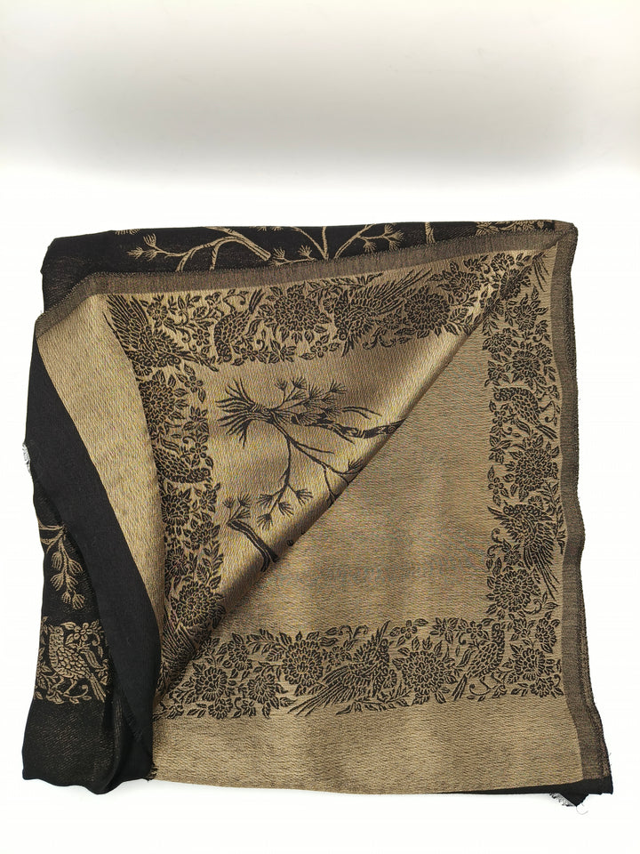 Premium Quality Reversible Moonlight Metallic Weave Shawl