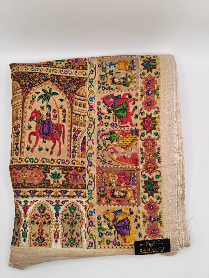 Premium Quality Light Weight kani Silk Shawl