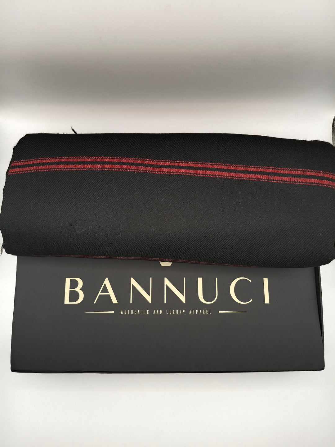 Premium Quality Multi Color Striped Double Fiber 72 Black Woolen Shawl