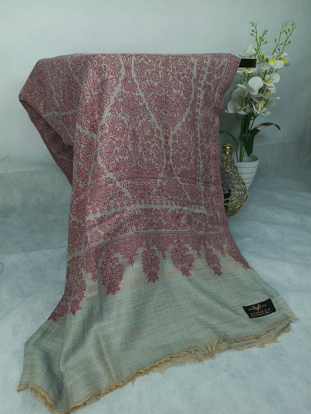 Premium Quality Extremely Soft Pashmina Kani Shawl