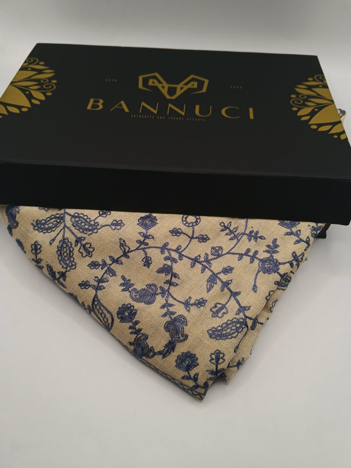 Embroidered Pashmina Shawl With Ari Work
