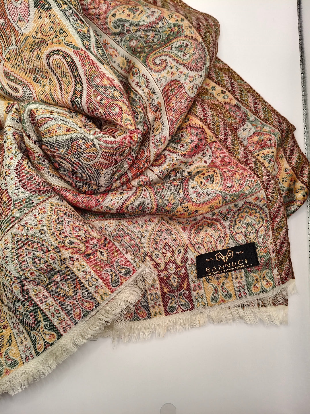 Premium Quality MultiColor Kani Pashmina Cashmere Shawl