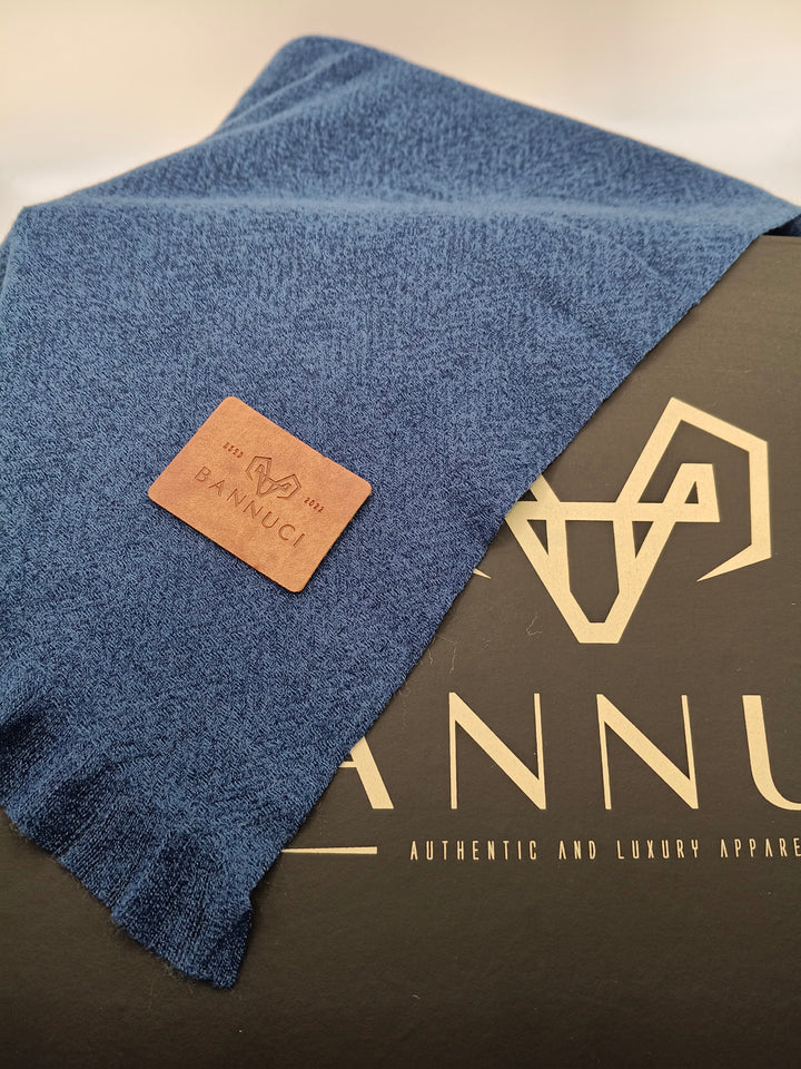 Premium Quality Extremely Soft Navy Blue Pashmina / Cashmere Shawl