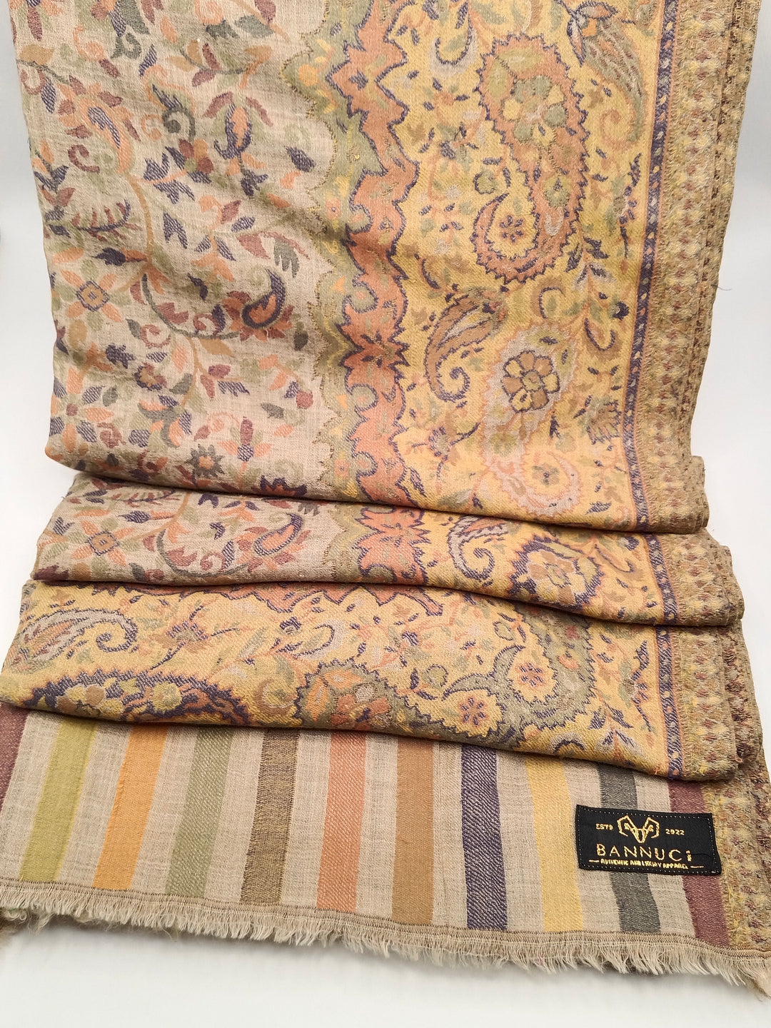 Premium Quality Extremely Soft Multicolor Pashmina Kani Shawl