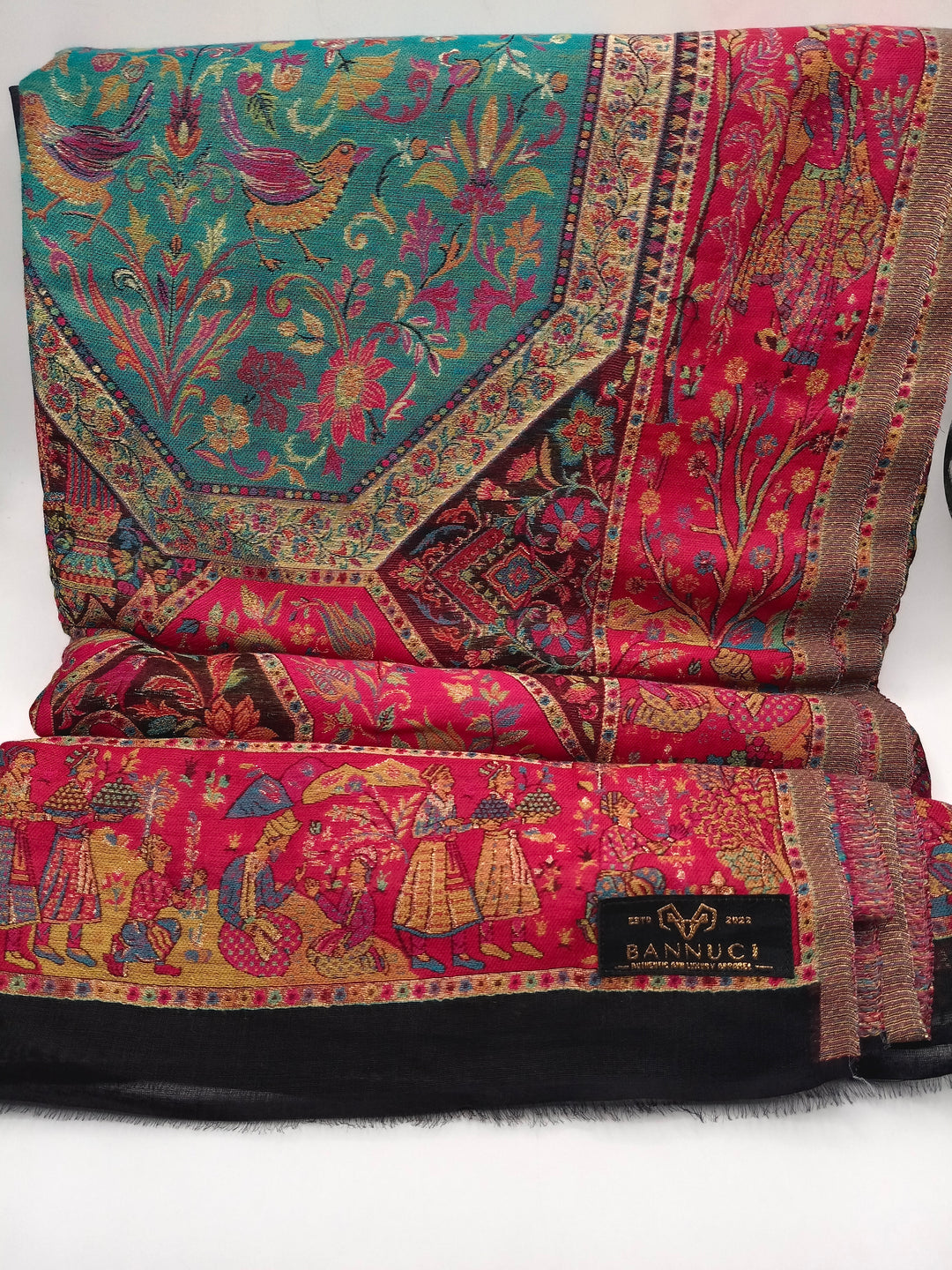 Premium Qualit Extremely soft kani Pashmina Shawl