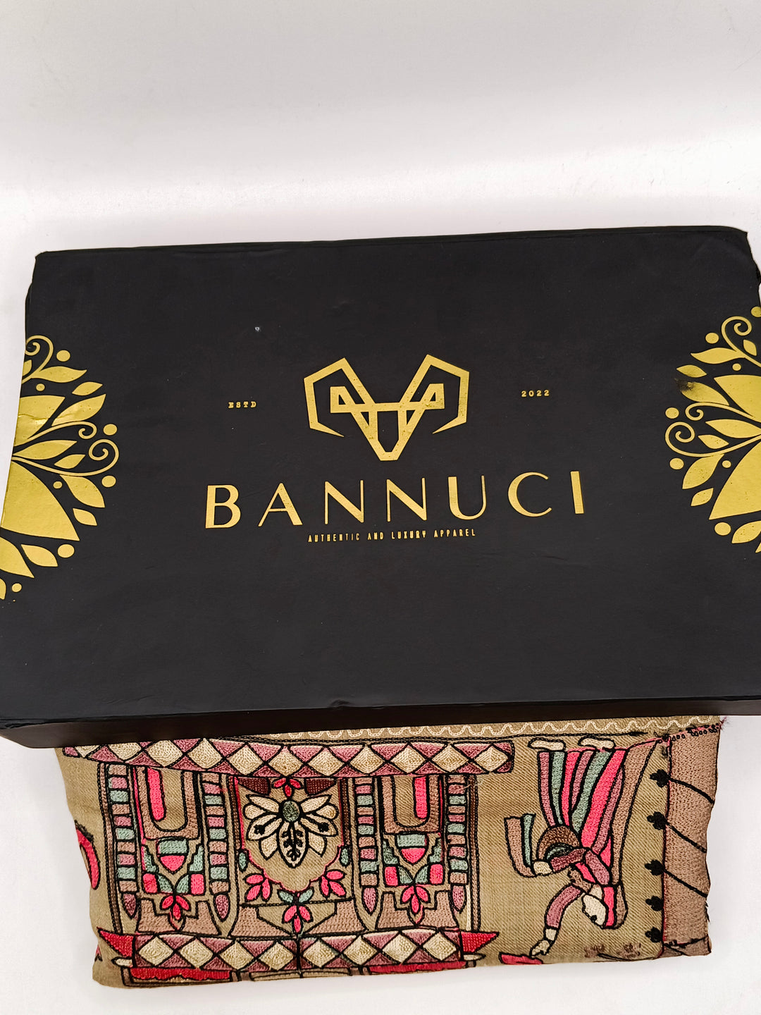 Premium Quality Mix Embroidered Pashmina Cashmere Shawl