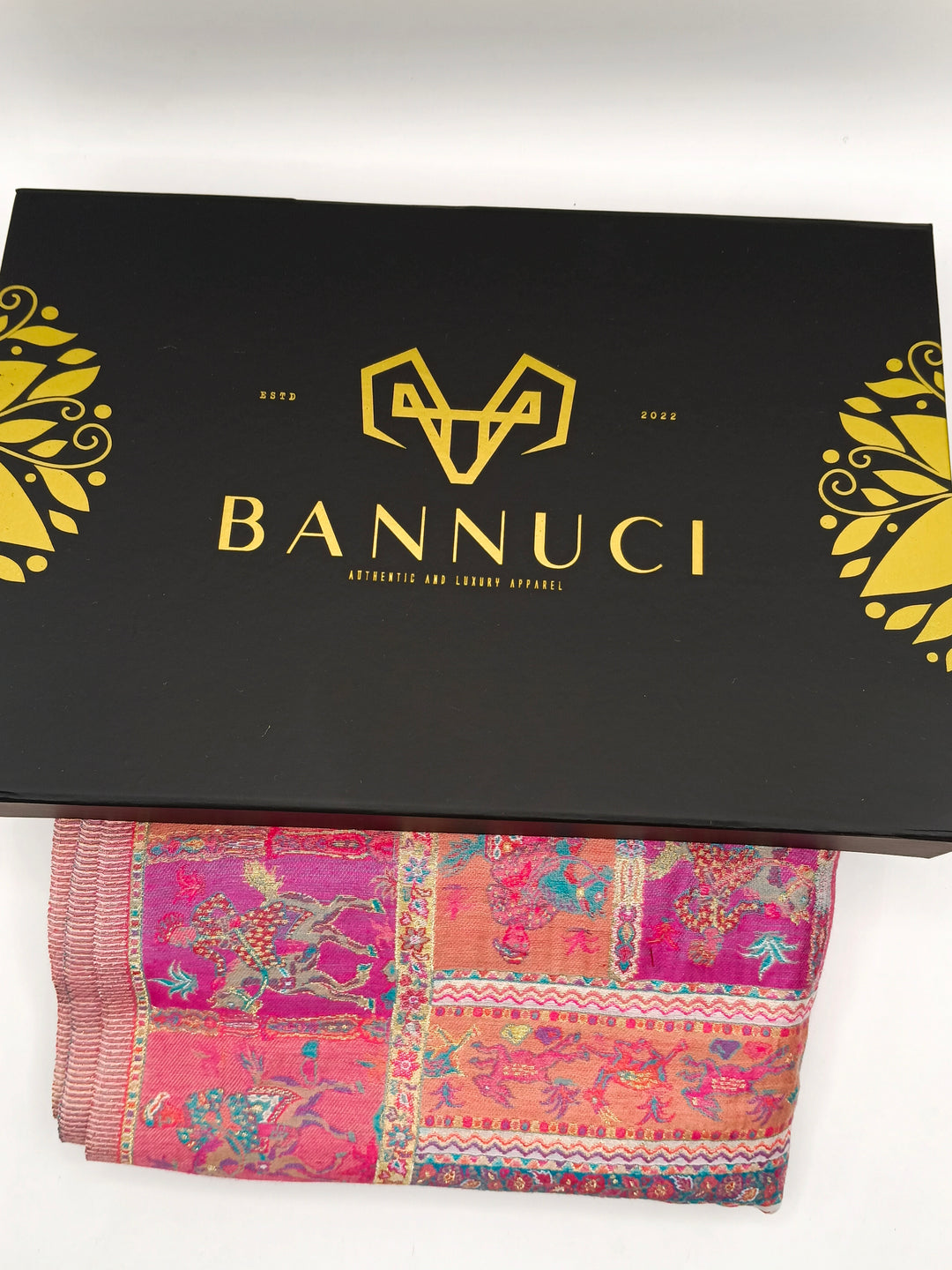 Silk Based Kani Weave Pashmina Cashmere Shawl