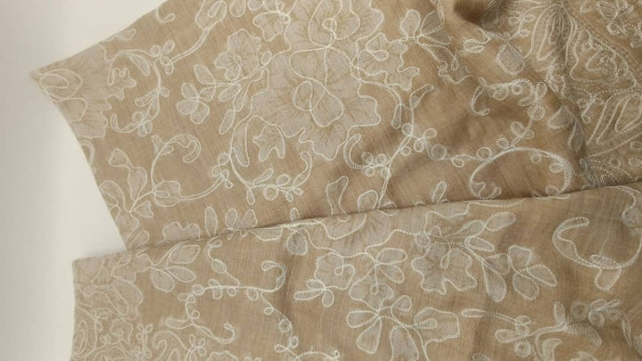 Premium Quality Embroidered Pashmina Cashmere Shawl