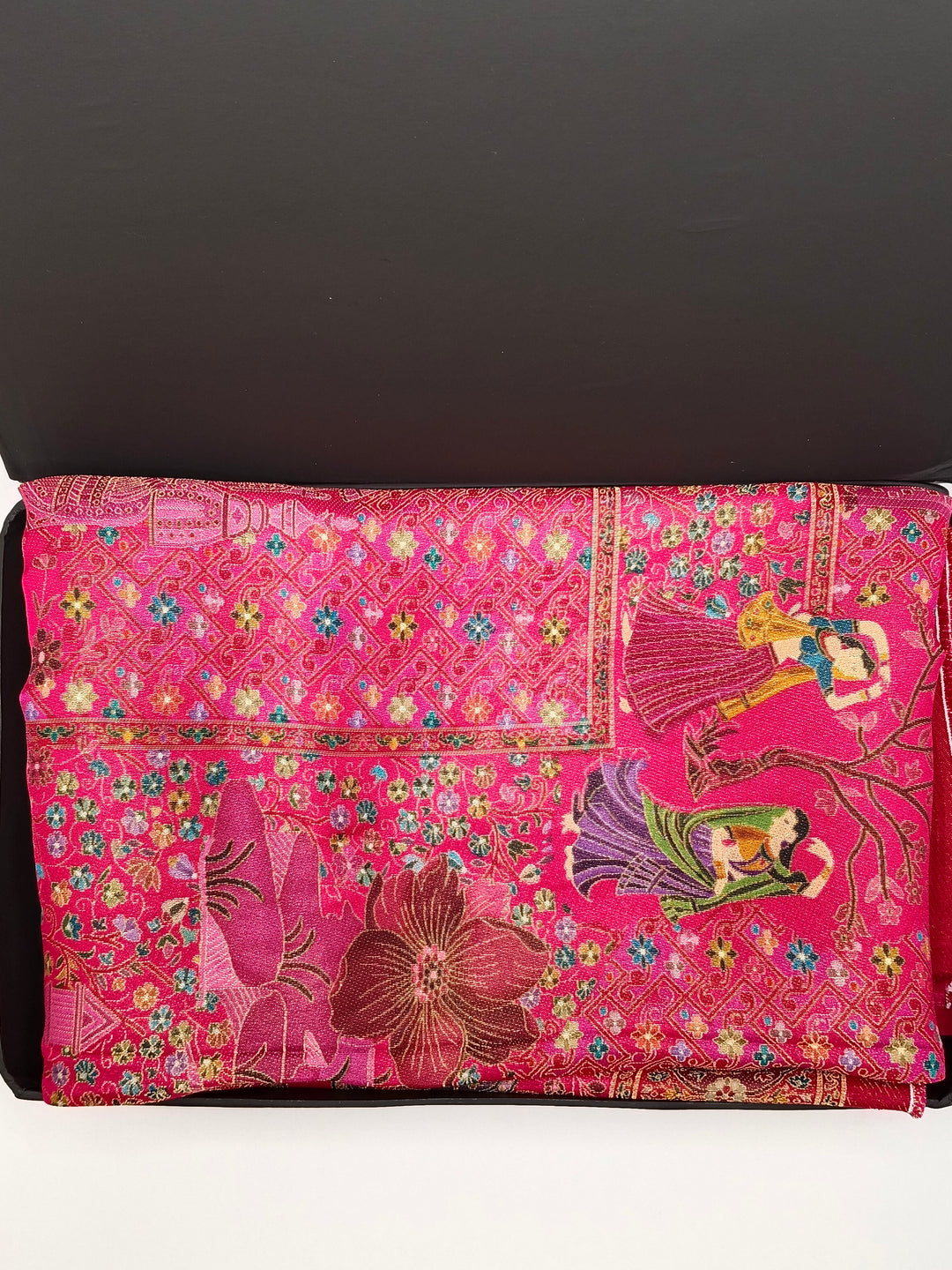 Premium Quality Maroon kani Silk Pashmina  Shawl