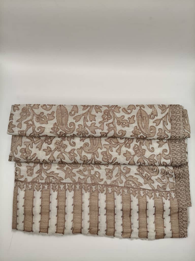Premium Quality Embroidered Pashmina Cashmere Shawl