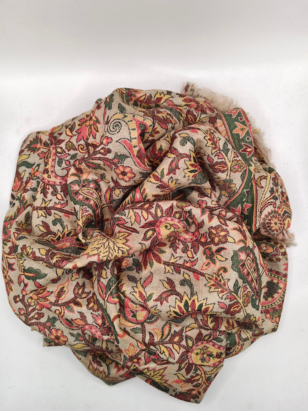 Premium Quality Extremely Soft Multicolor Pashmina Kani Shawl