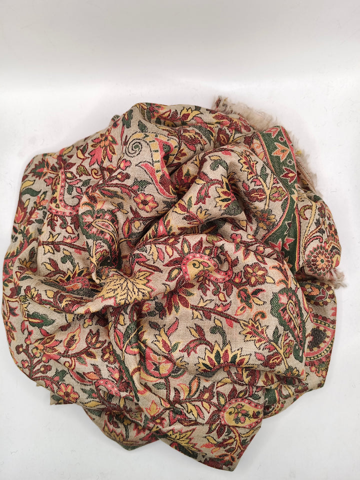 Premium Quality Extremely Soft Multicolor Pashmina Kani Shawl