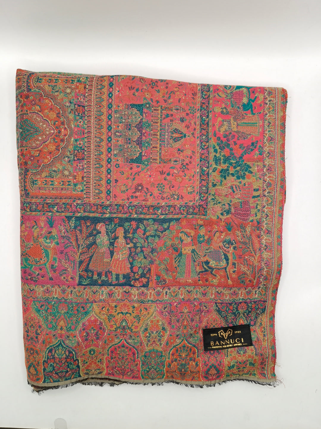 Premium Quality Extremely Soft kani Pashmina Cashmere Shawl