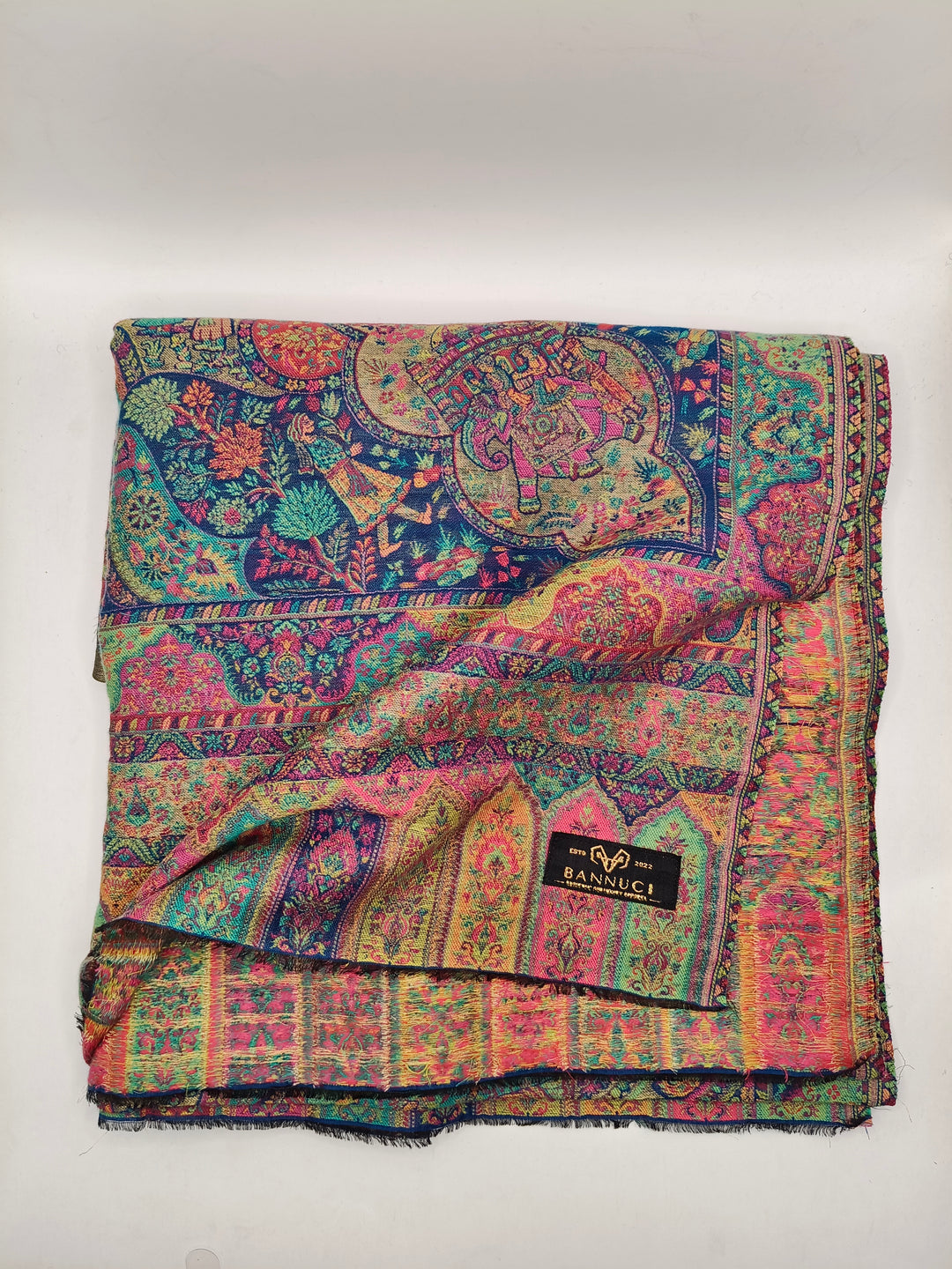 Premium Quality And Extremely Soft Moonlight  Multi Color  kani Pashmina Cashmere Shawl