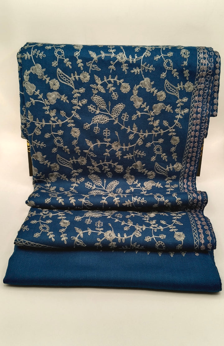 Premium Quality Embroidered Pashmina Cashmere Shawl With Ari Work